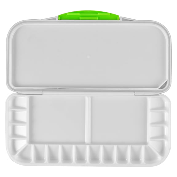 Worgeous Painting Color Mixing Tray Watercolor Pigments Box Art Painting Color Mixing Box Portable Pigment Box