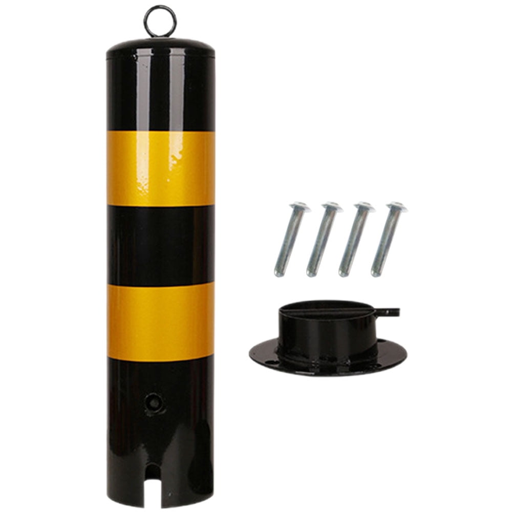 Worgeous Parking Stop Safety Warning Column Driveway Security Barrier ...