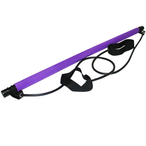 Worgeous  Pedal Tensioner Yoga Straps Workout Stretch Rope Fitness Purple