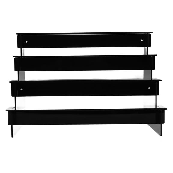 Worgeous Perfume Rack Organizer 4 Tiered Shelf Bathroom Shelf Organizer Perfume Stand Display Riser for Perfume Skincare Lotion Makeup Vanity Accessories