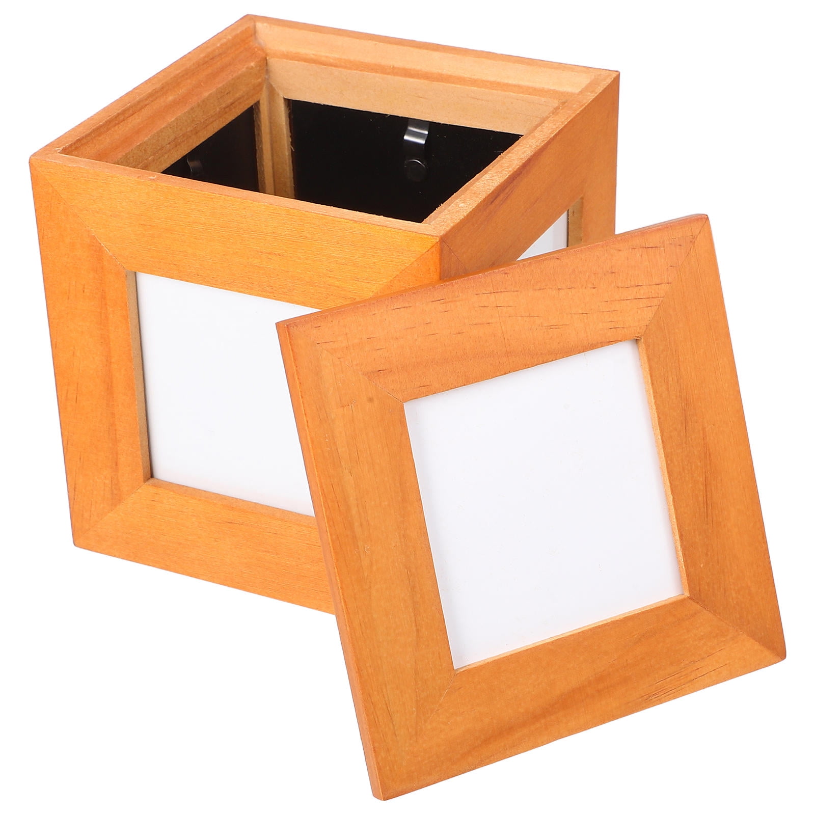 Worgeous Photo Cube Photo Keepsake Box Picture Frame Photo Box for ...