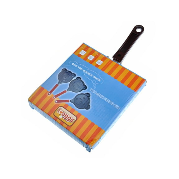 Worgeous Pig Shaped Nonstick Frying Made of Metal in Black Color