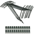 thumbnail image 1 of Worgeous  Plant Support Frame Flower Stand Plants Potted Ring Dark Green, 1 of 8
