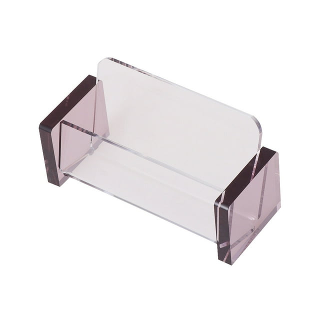 Worgeous Plastic Business Card Holder for Holding Cards in Assorted Colors with Durable Design 1Pcs