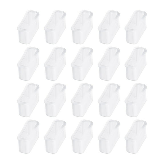 Worgeous Plastic Whistle Mouth Cover 20Pcs Simple Design Comfortable Touch for Sports Events