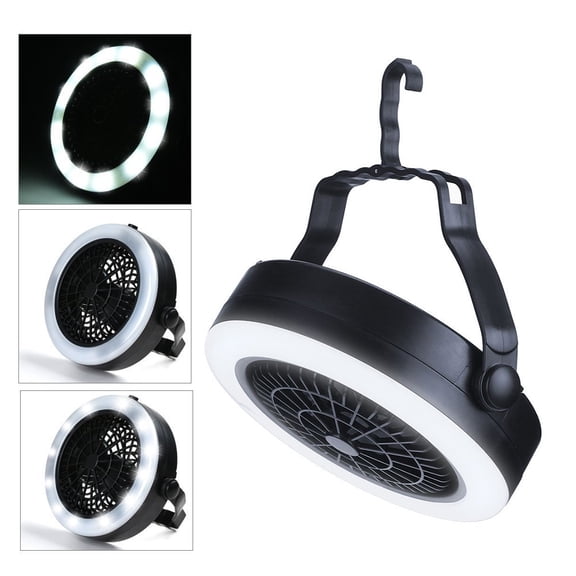 Worgeous Portable Camping Light with Antidazzle Material and 3D Outlet Design for Bright Outdoor Adventures ABS Black