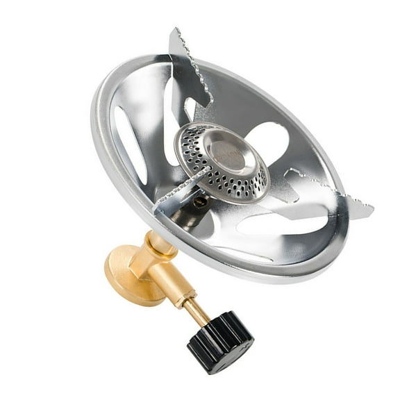 RENACLIPY Camping Gas Stove Head Durable Silver for Outdoor Activities