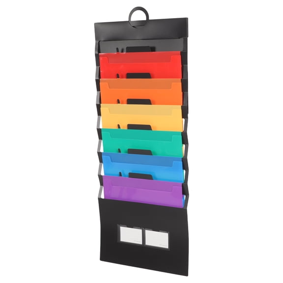 RENACLIPY Multi-Color Hanging File Organizer Made of PP Material for Efficient Document Storage and Office Use