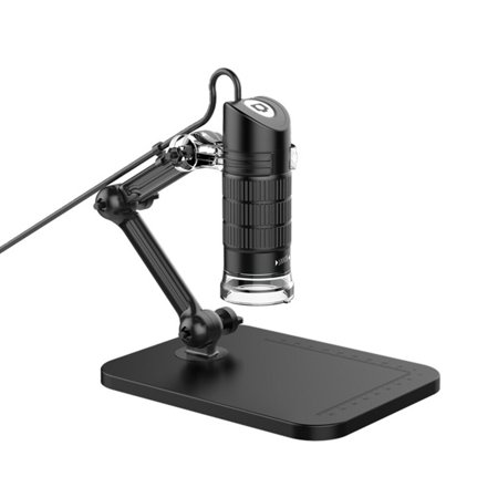 Worgeous Portable Magnifier Electron Microscope High-resolution Microscope Size 2 Black