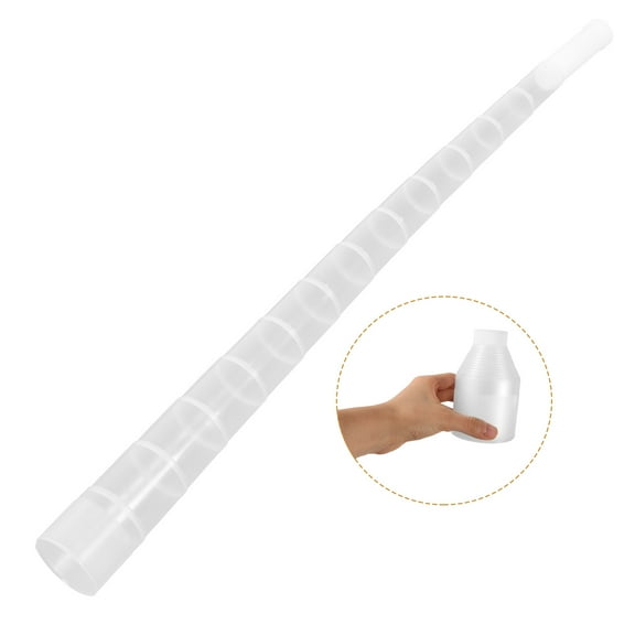Phenofice Umbrella Sleeve White PVC Waterproof Umbrella Protection Rainy Days 1Pack