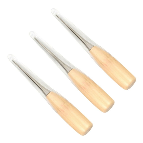 Worgeous Practical Sewing Awl with Metal Material for DIY Hand Stitching and Repairing Craft Projects 3pcs