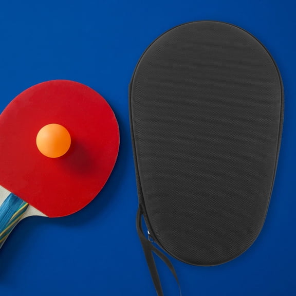 BESPORTBLE Tote Bag Organizer for Table Tennis Racket Paddle Case Portable Pingpong Paddle Storage Black Nylon