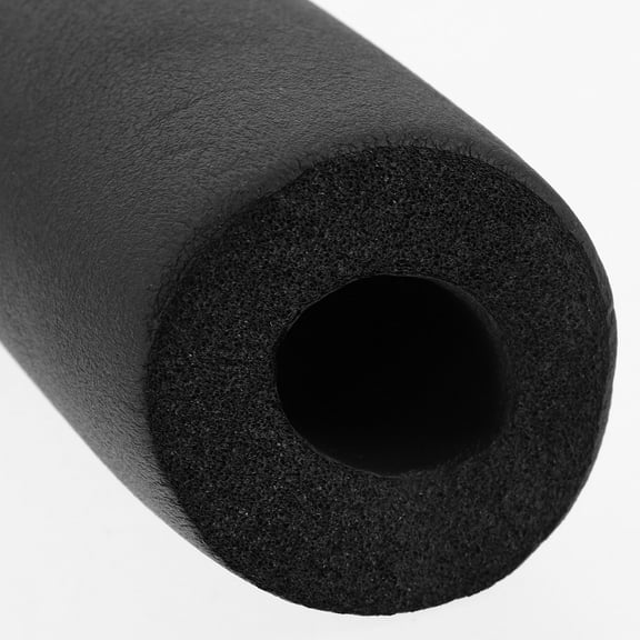 Worgeous Protective Pipe Insulation Foam Sleeves for HVAC Copper Tube Soundproof Black