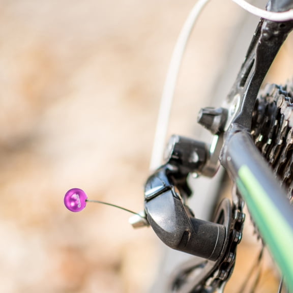 Worgeous Purple Bike Cable End Caps Made of Aluminum Alloy for Safe Riding Life and Easy Replacement