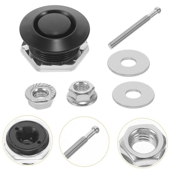 Worgeous Quick Release Bumper Fasteners Push Button Latch Car Hood Latches