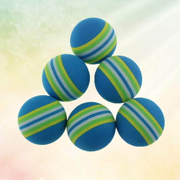 Worgeous practice golf balls for garden Foam Ball Blue Golf Training Aid Indoor Training 8Pcs