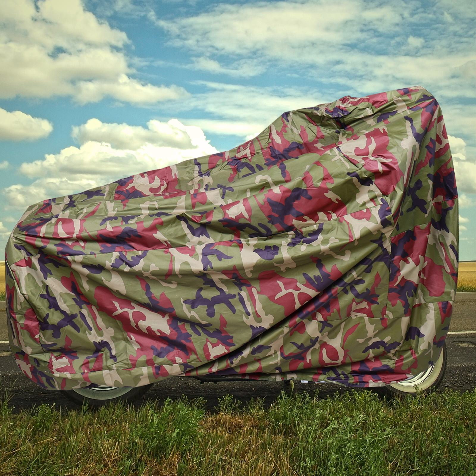 Worgeous  Rainproof Motorcycle Cover Dirt Waterproof Bike Car Camouflage