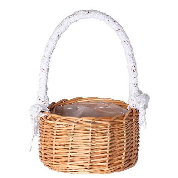 RENACLIPY Handmade Rattan Wicker Flower Basket Multi Home Decoration Plant Holder