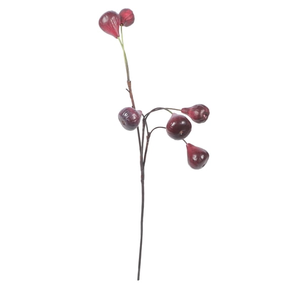 Worgeous Realistic Artificial Hanging Fig Fruit for Home Decor Multi Color Durable Simulation Decoration