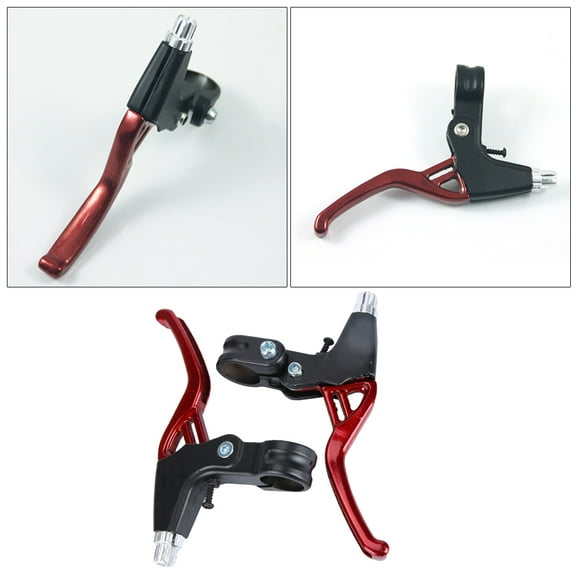 Worgeous Mountain Bike Brake Set Red Aluminium 1 Pair 6.3x3.3x0.9In