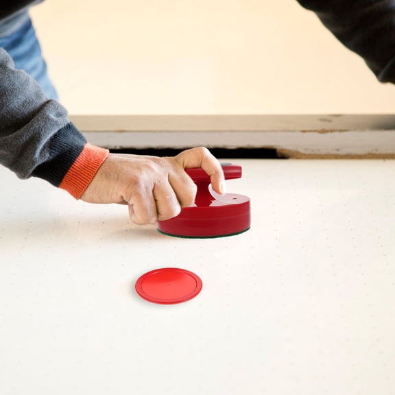 Phenofice Red Plastic Ice Hockey Pusher Pucks Set - Training Equipment for Hockey Practice