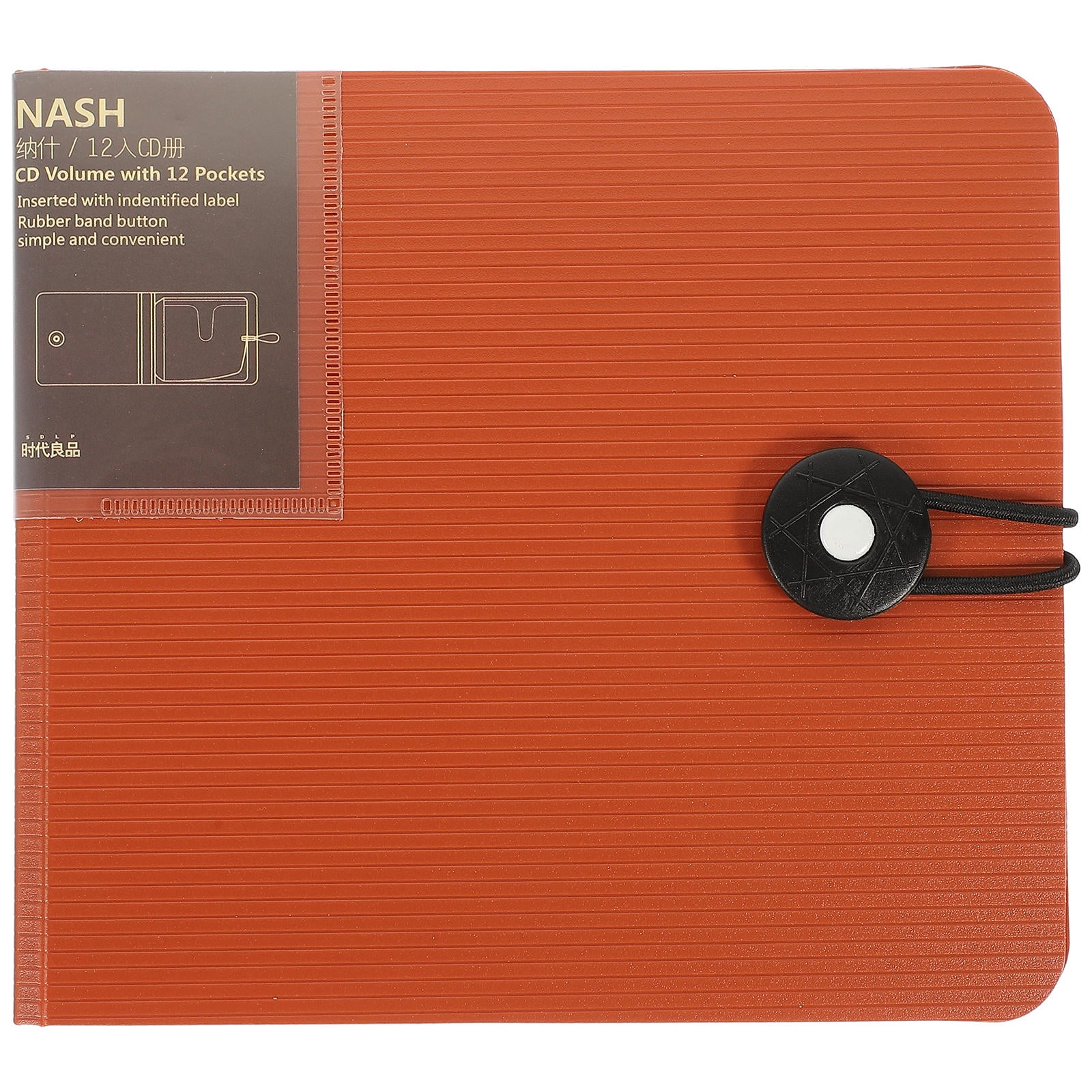 Worgeous Red CD DVD Storage Binder with Long Life Plastic Material for ...