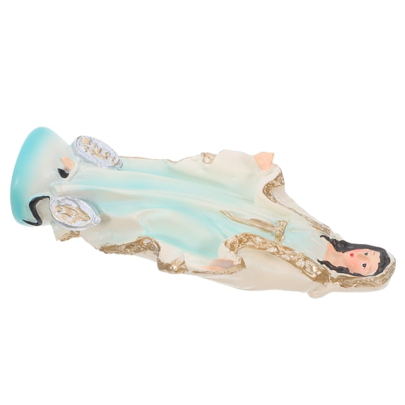 Worgeous Religious Ornaments Sculpture Resin Virgin Mary Statue Beige