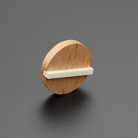 Worgeous Resonator Guitar Biscuit Bridge and Saddle Kit Made with Wood and Ox Bone for Most Light Brown Guitars