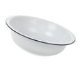thumbnail image 1 of Worgeous Retro Enamel Bowl For Household Use Suitable For Washing Fruits Mixing Ingredients And Serving Meals Large White Enamelware Basin For Kitchen, 1 of 8