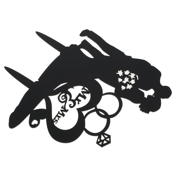 KALLORY Cake Toppers For Wedding Acrylic 1Set Romantic Elegant Wedding Cake Decoration