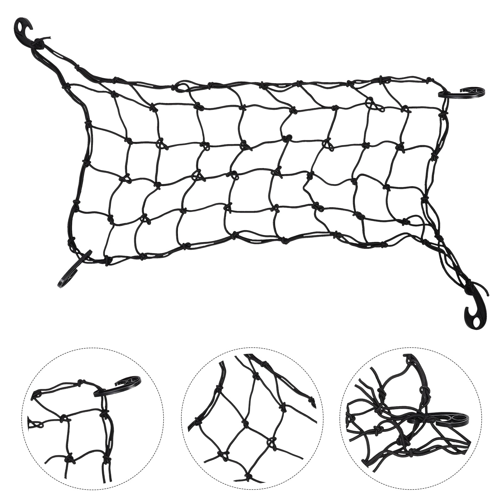 Worgeous Roof Luggage Net Cargo Netting Rack Accessories Travel Black ...