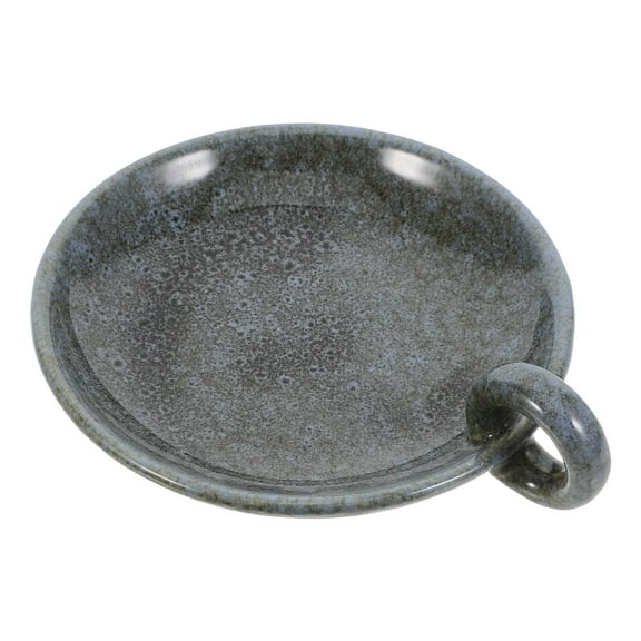 Worgeous Round Ceramic Candle Holder Plate Simple Style Decorative Candle Tray For Dining Table Wedding Party Multi-Use Candle Dish