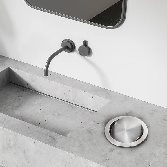 COSMOBETTY Heavy Duty Trash Chute Grommet for Bathroom Use 1Pack