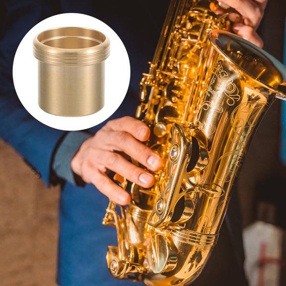 Worgeous Saxophone Bend Neck Part Hoop Fastener Supplies for Alto Golden