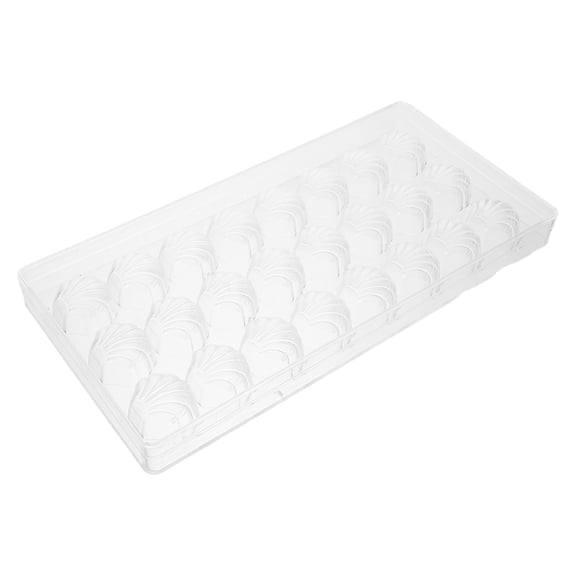 SKISUNO Multicavity Shell Candy Mold for Chocolate Making, Baking, and Party , Silicone Mold for Sweets