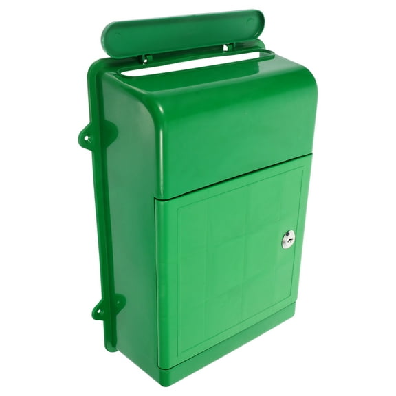 Worgeous Secure Wall Mount Mailbox with Lock Extra Large Capacity for Letters and Documents Weatherproof and Easy to Install Ideal for Office Home and Community Use