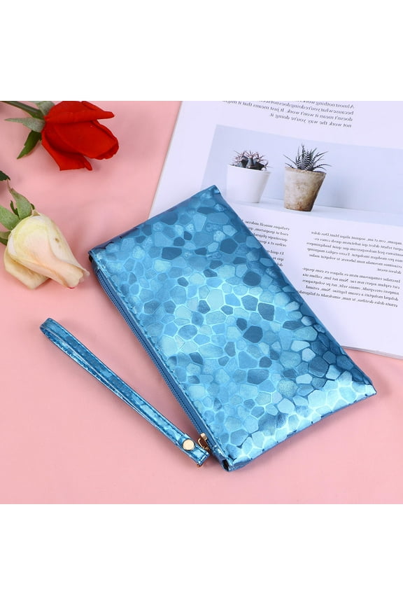 Sequin Clutch Bag Bags for Women Tote Women's Blue