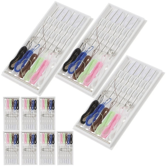 Worgeous Sewing Kit with 10 Packs of Tools Including Needle Thread and Pins for Sewing Work Assorted Color