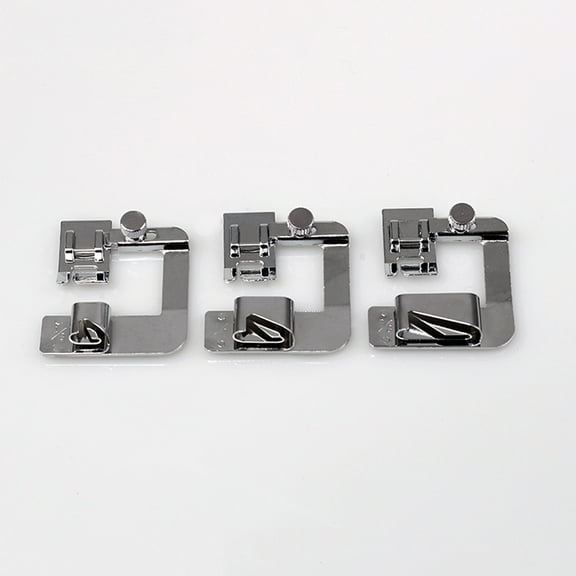 Worgeous Sewing Machine Presser Foot Rolled Presser Foot 8/8'' for Low Sewing Machine Baby Lock