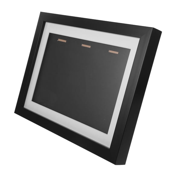 Worgeous Shadow Box Frames 33.0X24.5X1.2in Black Wooden for Medal Storage 1Pcs