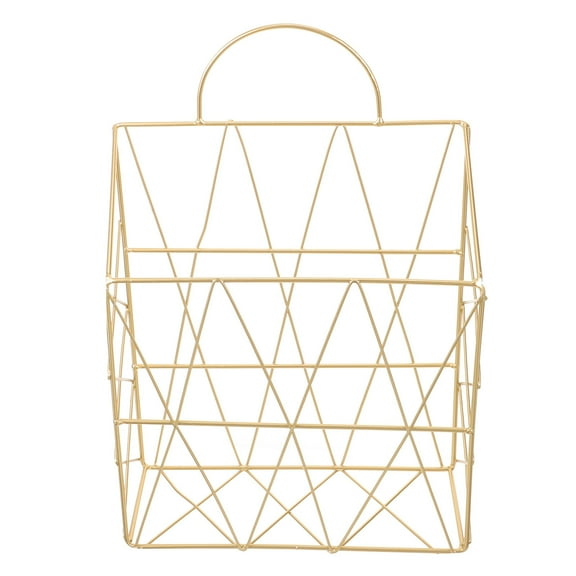 Worgeous Shelving Unit Collapsible Cubby Book Shelf Fan Bookshelves Gold