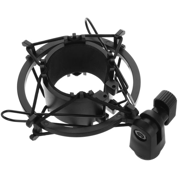 Worgeous Shock Mount Drum Mic Stand Filter Microphone Wall-mounted Clamp Black