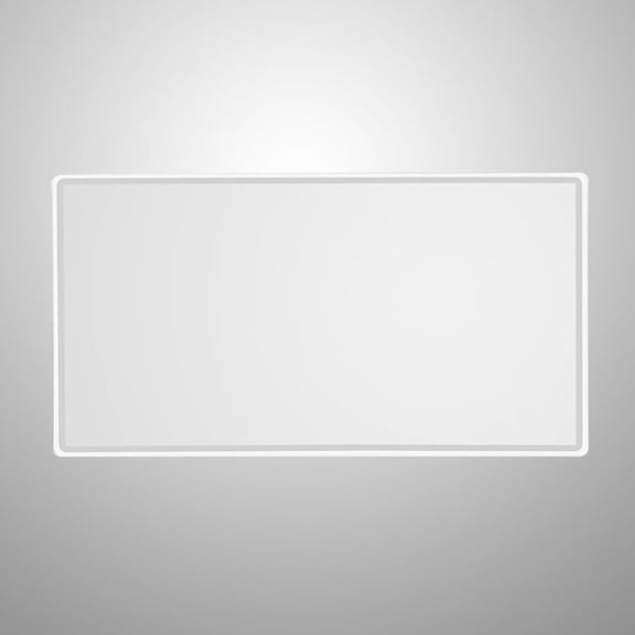 RENACLIPY Car Sunshade Visor Mirror Clear Image Silver Stainless Steel 1Pack