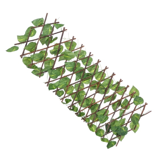 CIMAXIC artificial greenery Artificial Leaf Fence Plastic Green Fence Natural Style 1Set