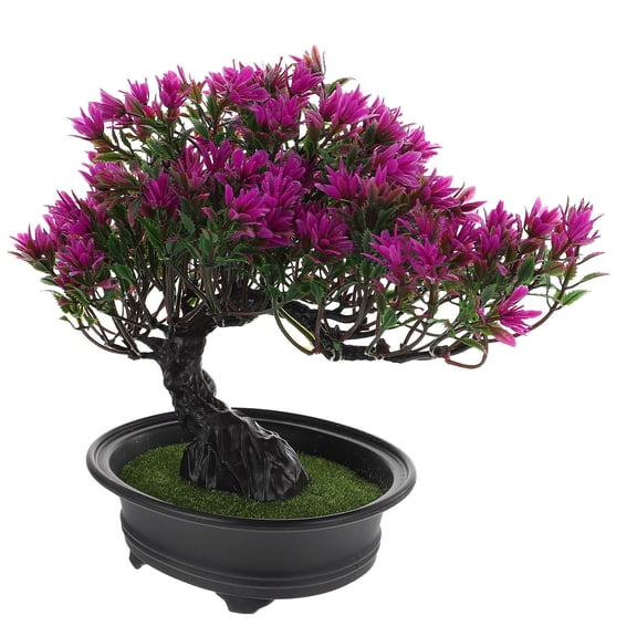 FONDOTIN Trees Artificial Indoor Plastic Lotus Color 1Pcs