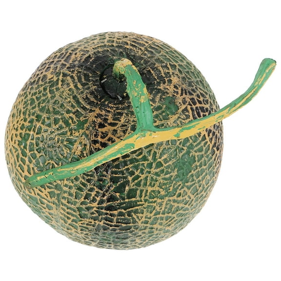 Realistic Artificial Watermelon Foam Food Prop for Home Decoration Green Lifelike Fruit Toy 6.5 Inches