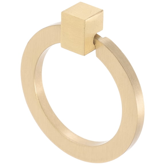 Worgeous Single Hole Round Ring Knob Drawer Handle Cabinet Pull Metal Dresser Pull for Cupboard