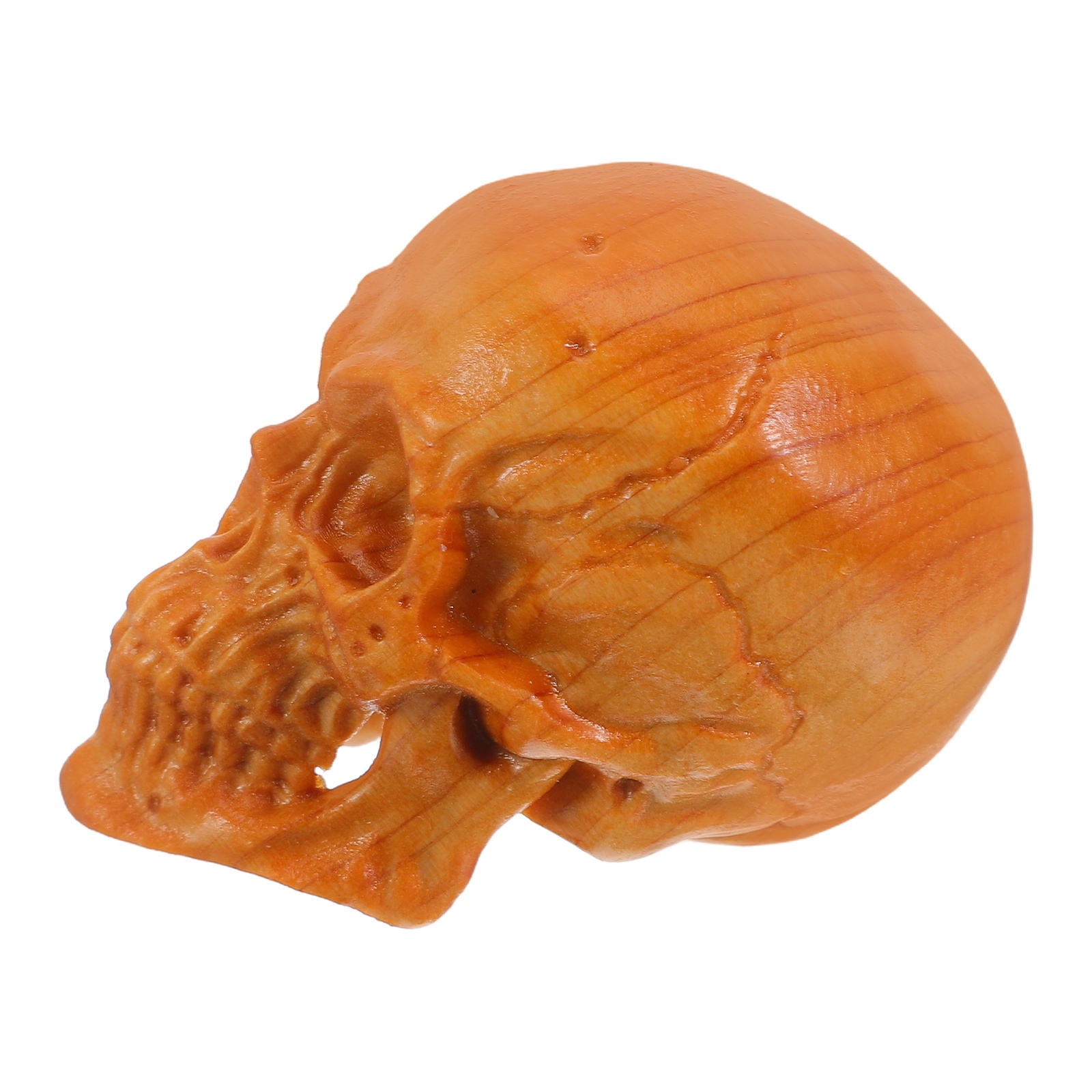 Skull Figurine Resin Skull Head Sculpture Fun Pineapple Shap