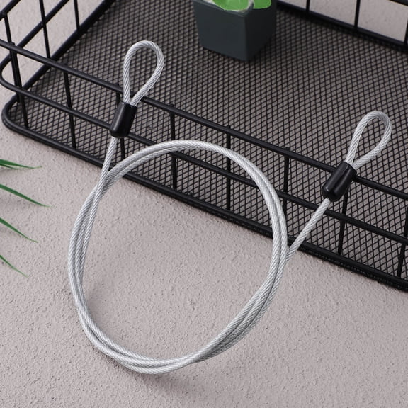 Worgeous Sleek Appearance Cable Lock 304 Stainless Steel Silver 1 Set