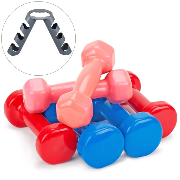 SWETRACE Dumbbell Rack Grey 1Pack 14.2X7.1X3.5in Plastic